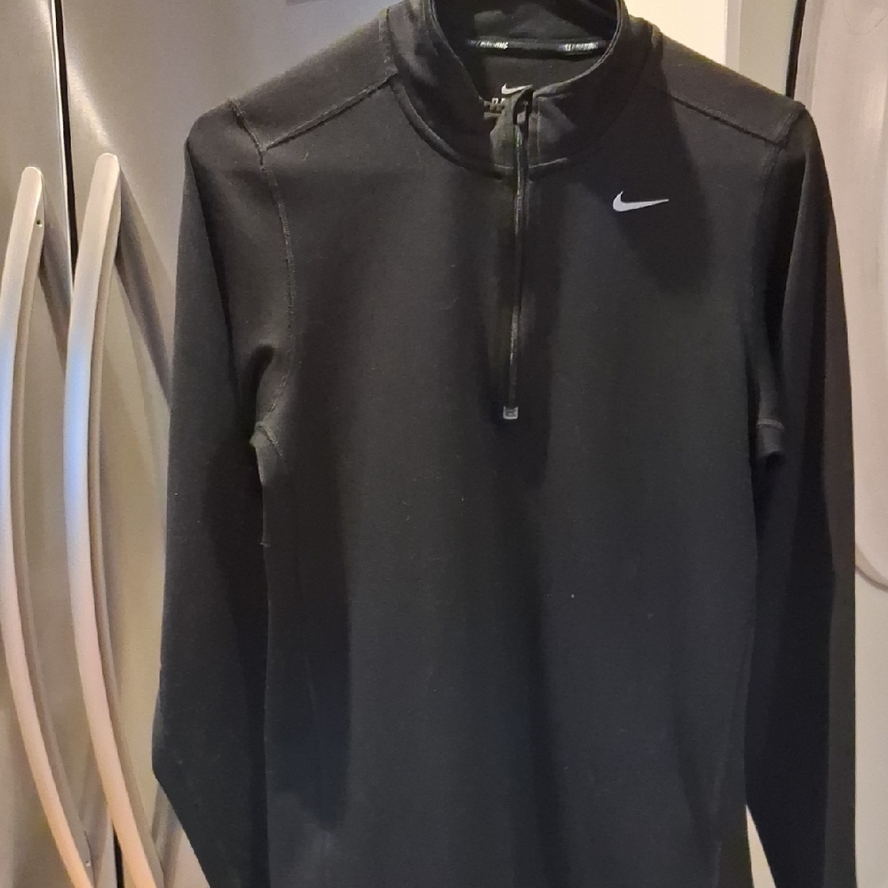 Nike Black Long-Sleeve Top